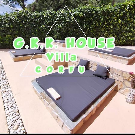 Gkk House Private Swimming Pool Luxury House Villa Skriperon Bagian luar foto
