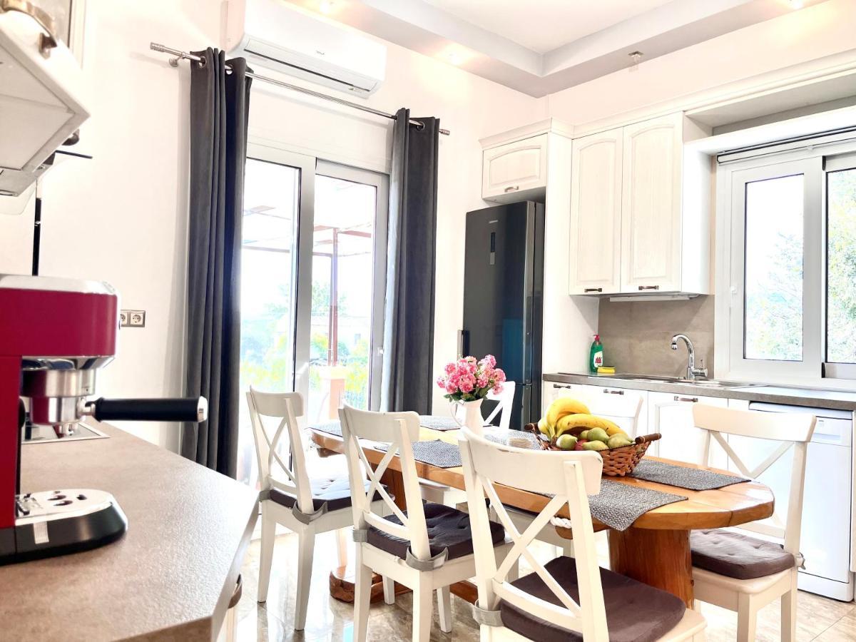 Gkk House Private Swimming Pool Luxury House Villa Skriperon Bagian luar foto