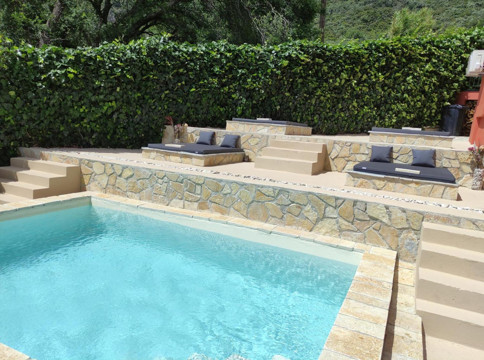 Gkk House Private Swimming Pool Luxury House Villa Skriperon Bagian luar foto