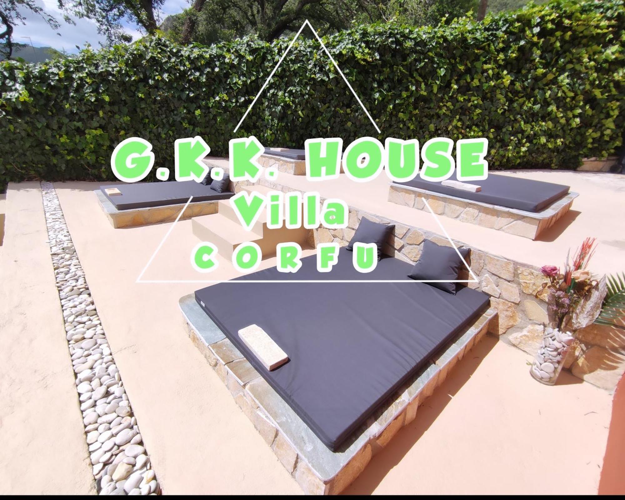 Gkk House Private Swimming Pool Luxury House Villa Skriperon Bagian luar foto