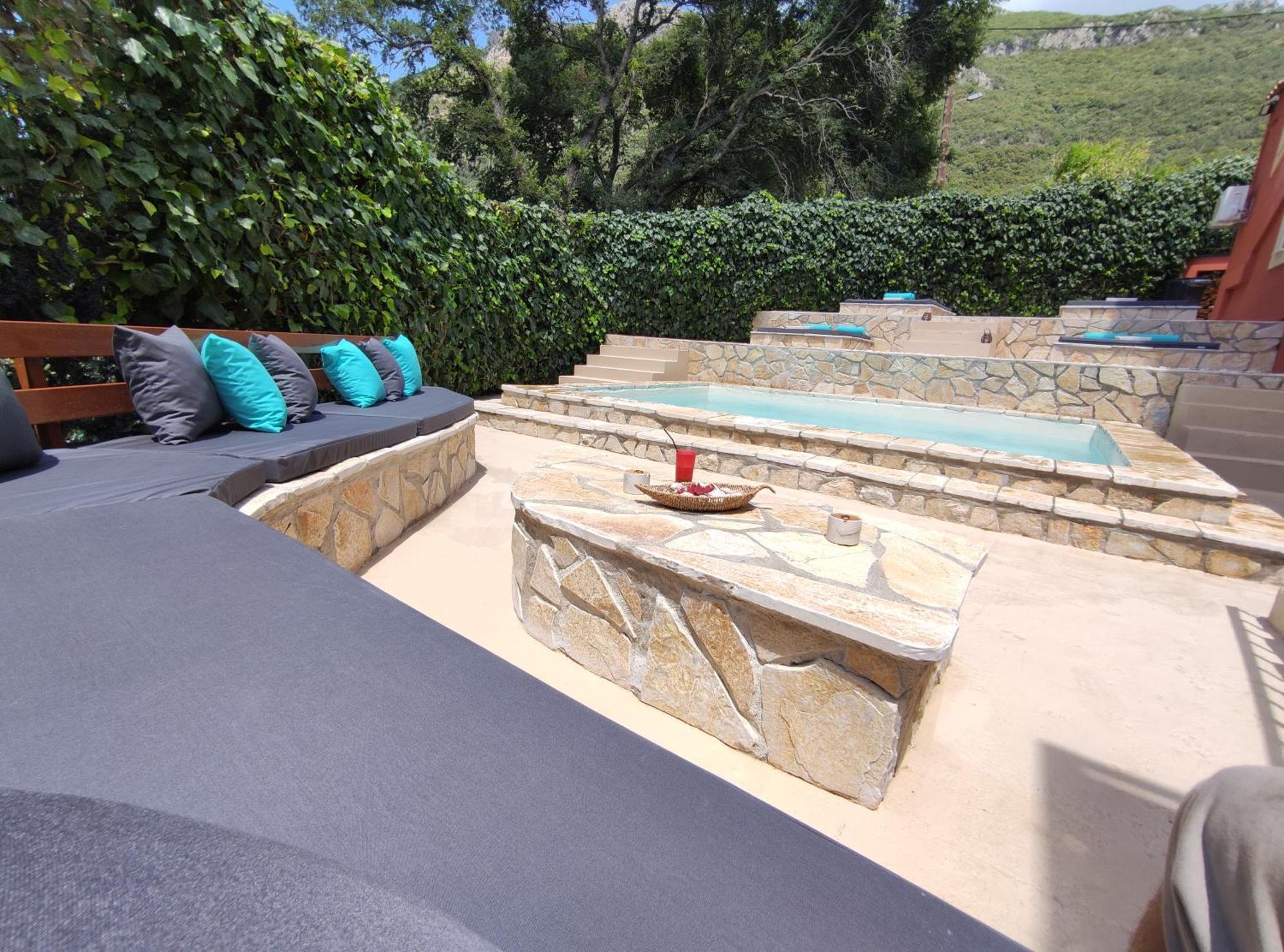 Gkk House Private Swimming Pool Luxury House Villa Skriperon Bagian luar foto